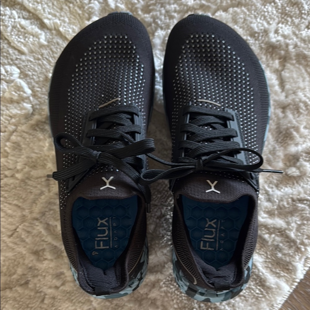 Flux Black and Blue Sneakers